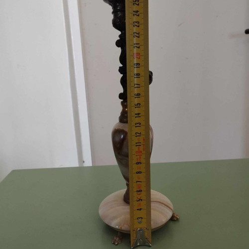 Vintage marble candlestick
