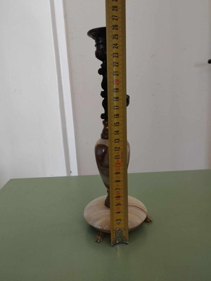Vintage marble candlestick