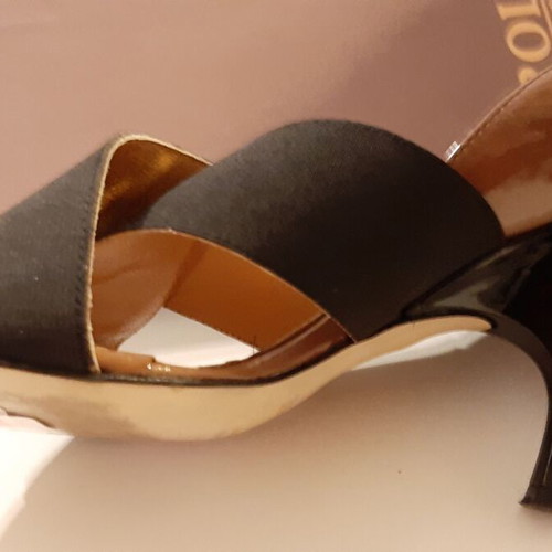Rollini vintage brown patent leather pumps sz39 like new
