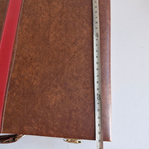 Backgammon in leather case used