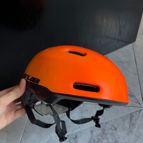 GT City Pro bicycle helmet, orange, size L