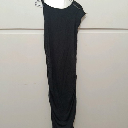Pink Woman dress small like new, black, one sleeve with zipper