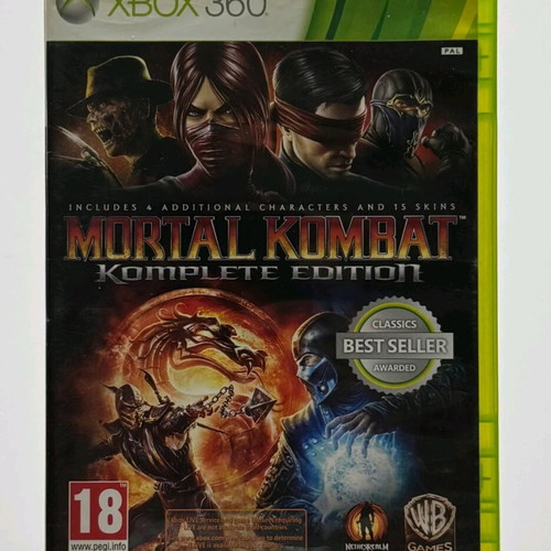 Xbox 360 Mortal Kombat Komplete Edition like new
