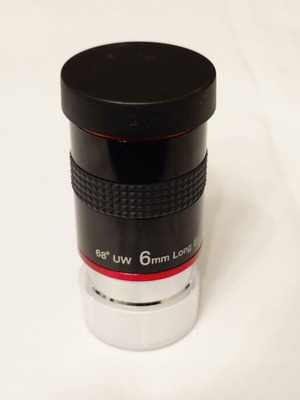 Telescope Eyepieces Svbony 6mm Red Line Wide and Omegon Set like new
