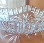 Vintage Bohemia Crystal Bowl Pinwheel design