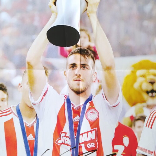 Olympiacos double poster used