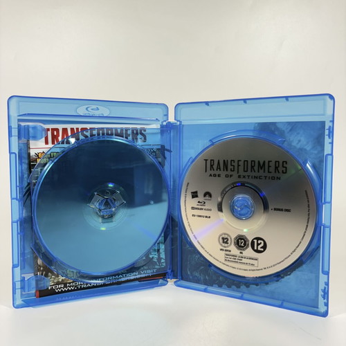 Transformers Age of Extinction Blu-ray used with English subtitles