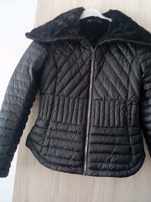 Kolmar Original jacket with fur like new, black, size S