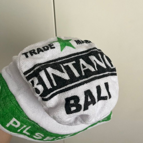 Bintang Bali Terry Cloth Bucket Hat used, white, one size
