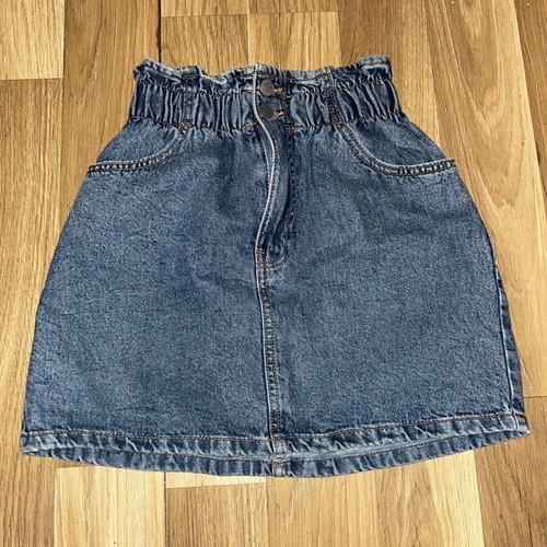 Denim skirt Bershka new, blue, small size