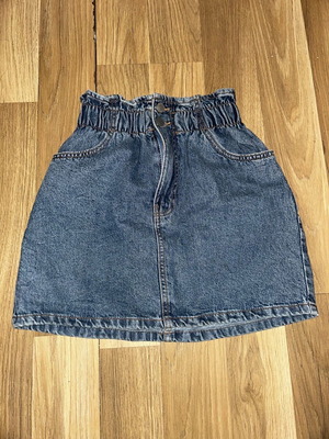 Denim skirt Bershka new, blue, small size