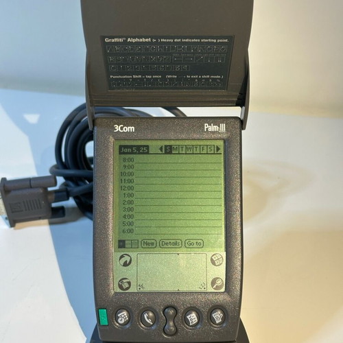 Palm III 3Com used handheld organizer with touchscreen and stylus