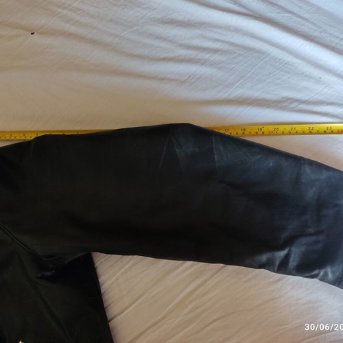 Leather Perfecto jacket black XL used vintage