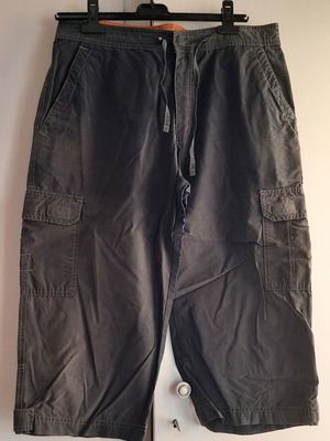 Camel Active men's bermuda shorts used, size L, blue, 6 pockets