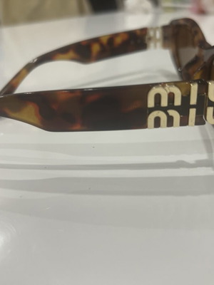Miu Miu sunglasses like new, brown women's