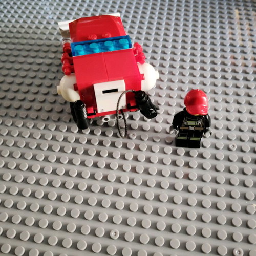 Lego Fire Hazard Truck like new, Original