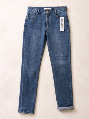 Laulia Straight Fit Jeans like new, blue