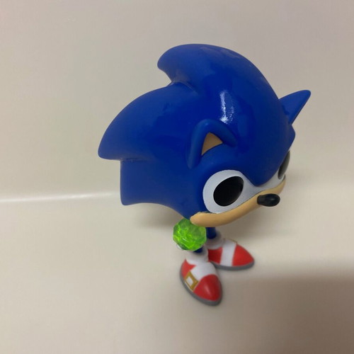 Funko Pop Sonic the Hedgehog with Emerald and Minecraft Warden figure like new