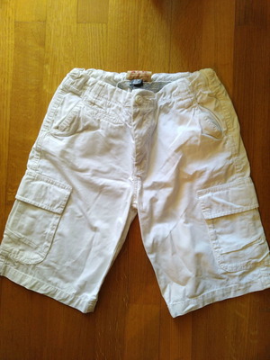 Zara cargo white bermuda shorts for 11-12 years