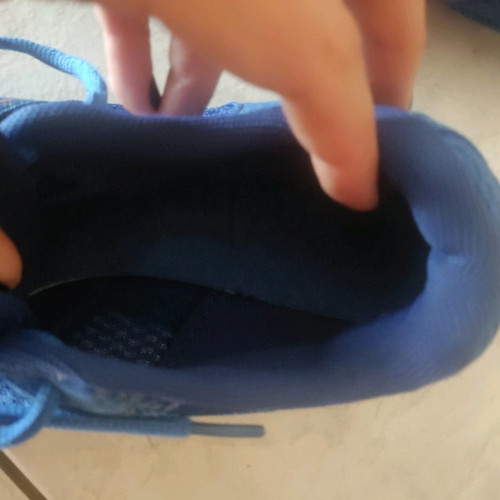 Spikes running shoes used, size 40, blue athletic