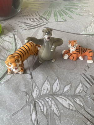 Disney figures used, set of 3 from The Jungle Book