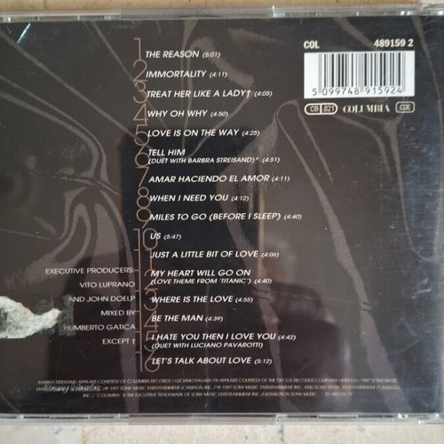 Celine Dion Let's Talk About Love CD used, pop