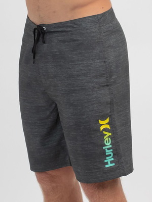Ανδρικό μαγιό σορτς Hurley 20" με πλαινές τσέπες, μέγεθος 34 L, πράσινο/μαύρο