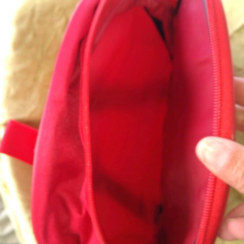 Red backpack new