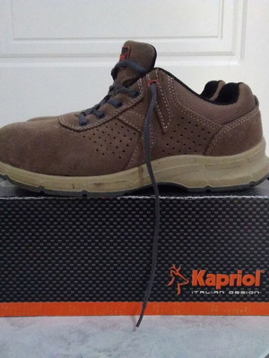 Kapriol Patrol Safety Shoes like new, brown, size 40