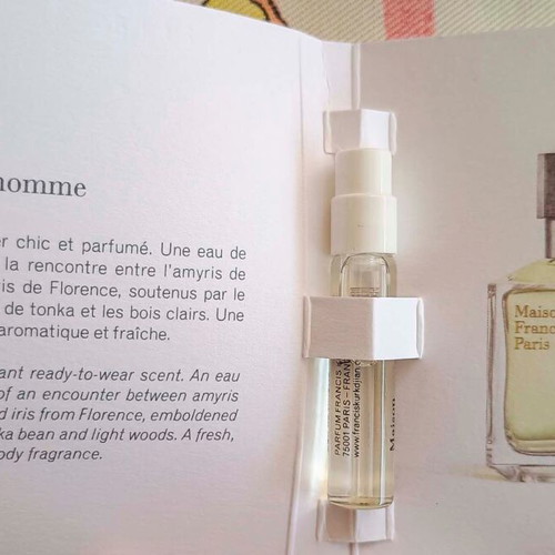 Luxury perfume samples new, pack with Diptyque and Maison Francis Kurkdjian