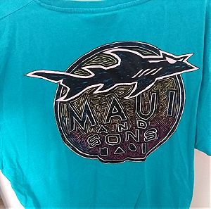 Πολύ ωραία μπλούζα Maui and Sons σε χρώμα τυρκουάζ