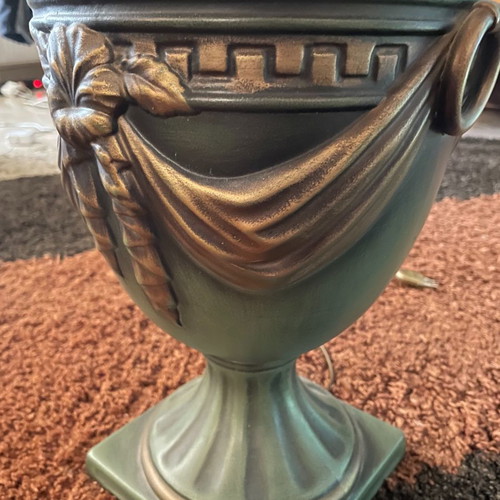 Table lamp used, ceramic light