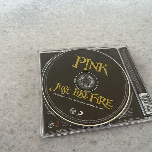 Pink Just Like Fire CD single, pop