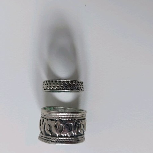 Assorted jewelry used, earrings, necklace, rings