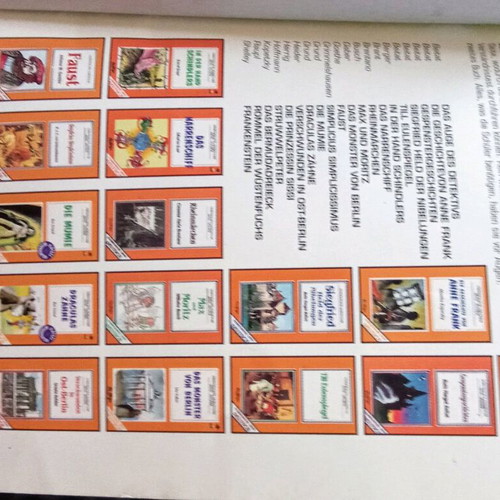 German learning comic used, set of 2 books