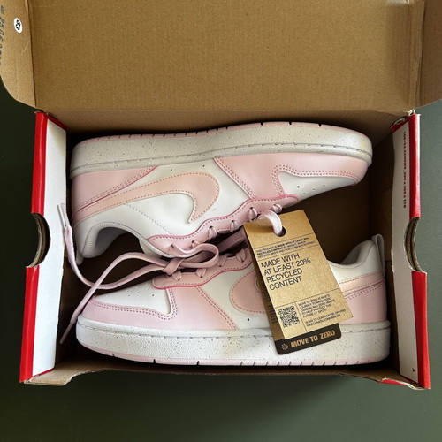 Nike Borough Low sneakers new, size 40, white and pink