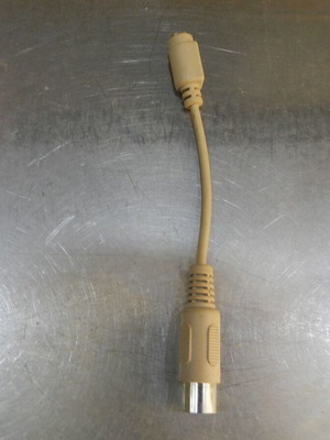 Adapter Keyboard Mini Din 6F-DIN 5M vintage for retro PC like new