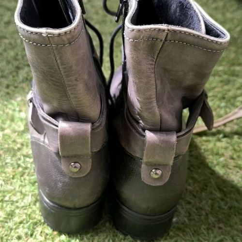 Salamander leather ankle boots like new, gray, size 39