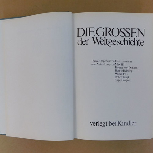 Die grossen der Weltgeschichte third volume, German edition, good condition