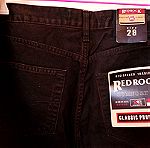  Ανδρικό παντελόνι σκούρο καφέ RedRock