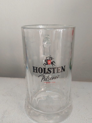 Holsten beer mug glass