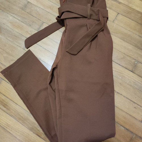 Brown high-waisted pants Small new