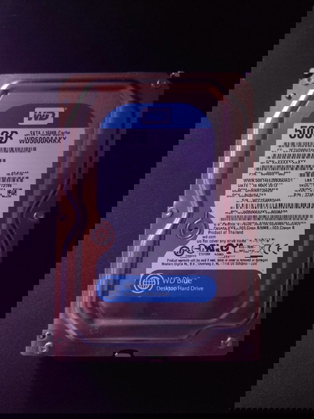 Western Digital Blue 500GB HDD Σκληρός Δίσκος 3.5" SATA III 7200rpm με 32MB Cache για Desktop