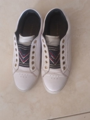 Tommy Hilfiger women's sneakers used, size 38, white