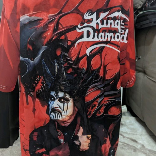 King Diamond T-shirt new, size Large, red