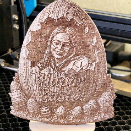 Easter embossed personalized decoration new