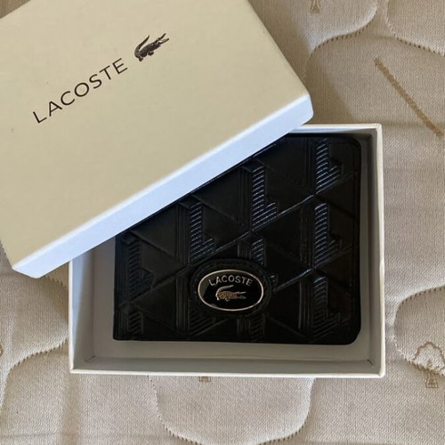 Lacoste wallet new, black