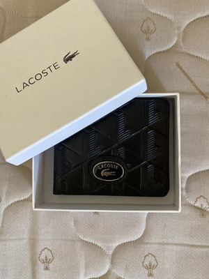 Lacoste wallet new, black