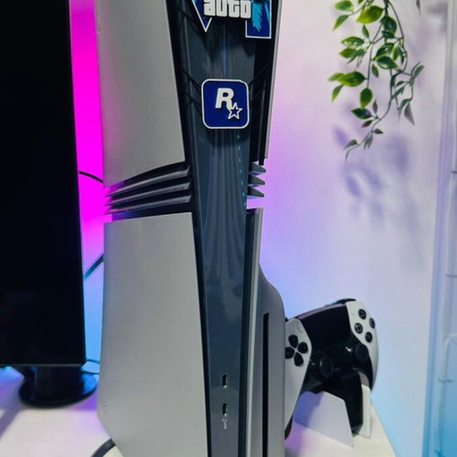 GTA VI Inspired Cover for PS5 3D Printed Decorative Accessory made to order