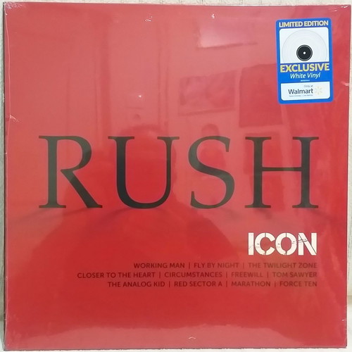 Rush Icon LP vinyl new, limited edition, reissue, white